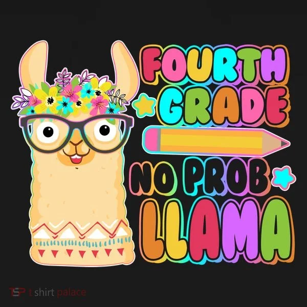 Fourth Grade No Prob Llama 4th Grade Students Teachers Bucket Hat