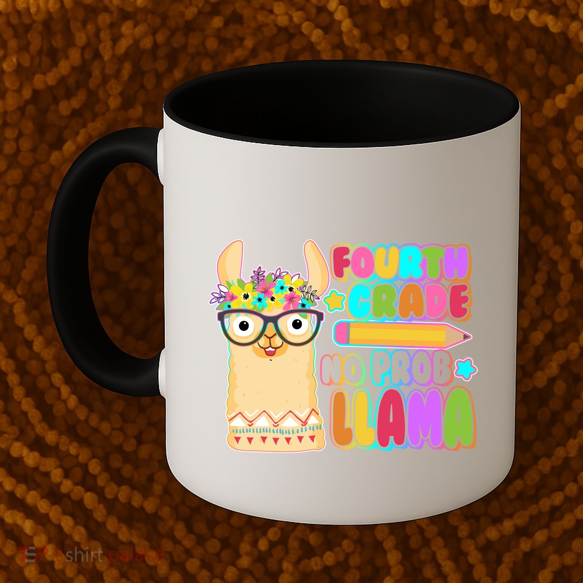 Fourth Grade No Prob Llama 4th Grade Students Teachers Coffee Mug