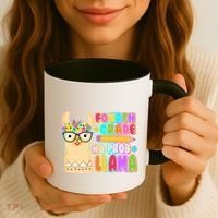 Fourth Grade No Prob Llama 4th Grade Students Teachers Coffee Mug thumb 3