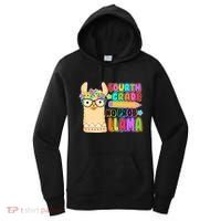 Fourth Grade No Prob Llama 4th Grade Students Teachers Women's Hoodie thumb 0