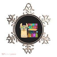 Fourth Grade No Prob Llama 4th Grade Students Teachers Ornament thumb 0