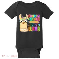 Fourth Grade No Prob Llama 4th Grade Students Teachers Baby Bodysuit thumb 0