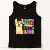 Fourth Grade No Prob Llama 4th Grade Students Teachers Tank Top thumb 2