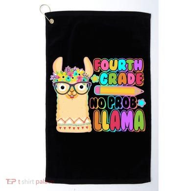 Fourth Grade No Prob Llama 4th Grade Students Teachers Golf Towel
