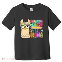 Fourth Grade No Prob Llama 4th Grade Students Teachers Toddler T-Shirt thumb 0