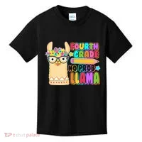 Fourth Grade No Prob Llama 4th Grade Students Teachers Kids T-Shirt thumb 0