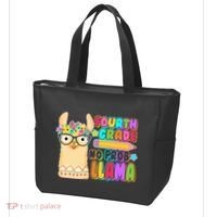 Fourth Grade No Prob Llama 4th Grade Students Teachers Tote Bag thumb 3