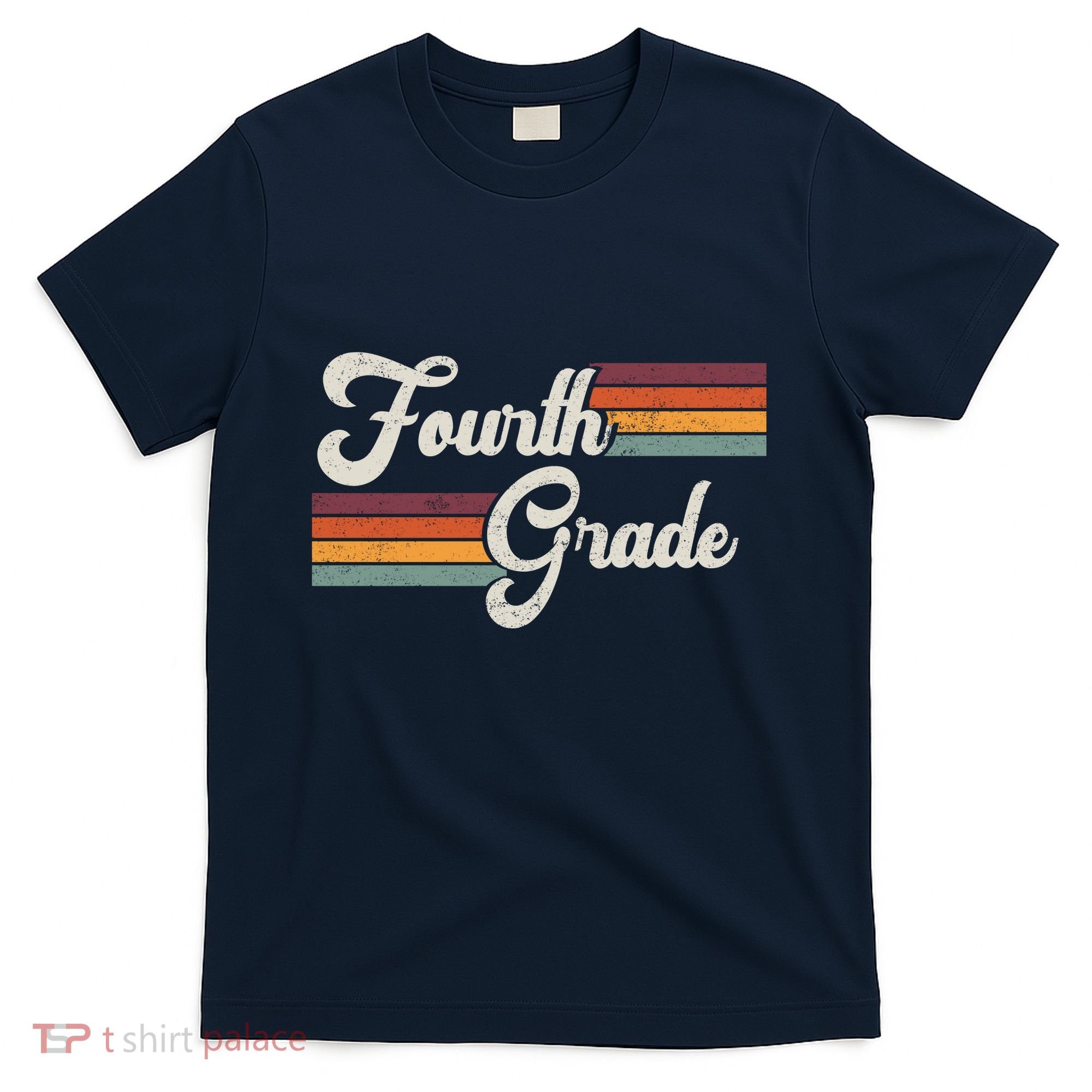 Fourth Grade Retro Vintage T-Shirt