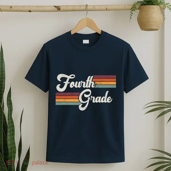 Fourth Grade Retro Vintage T-Shirt