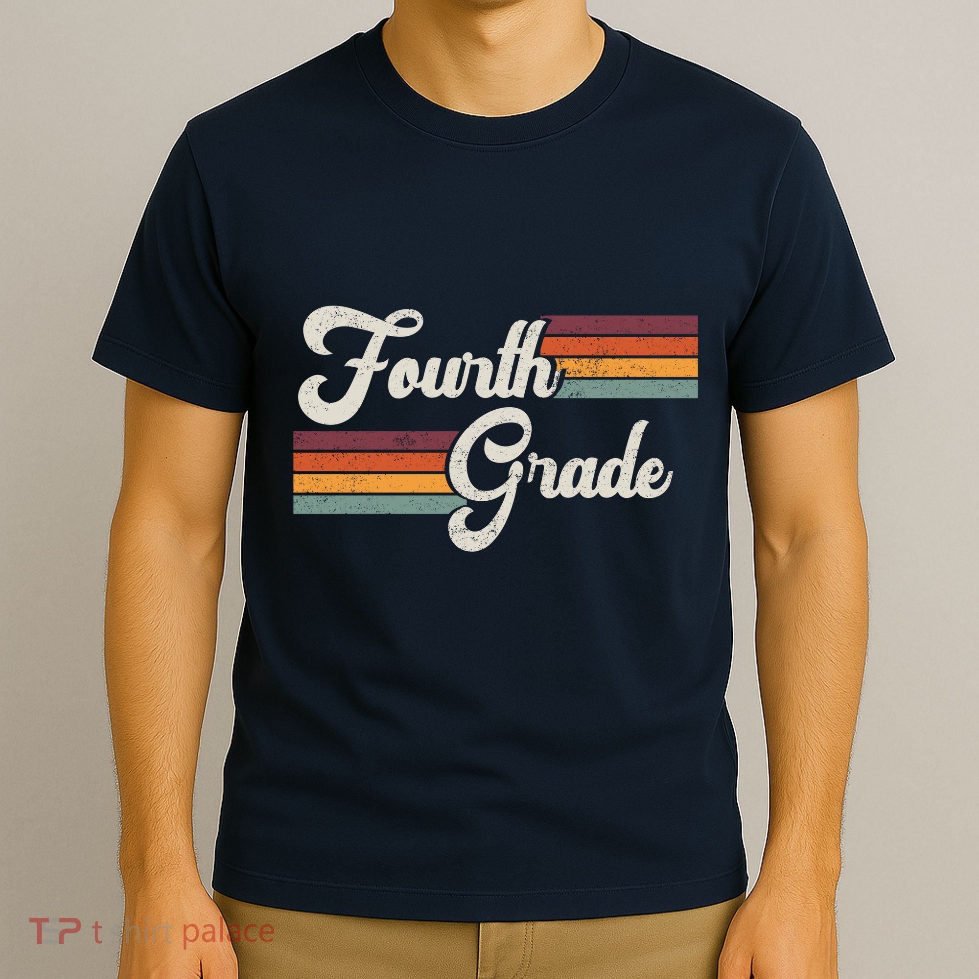 Fourth Grade Retro Vintage T-Shirt