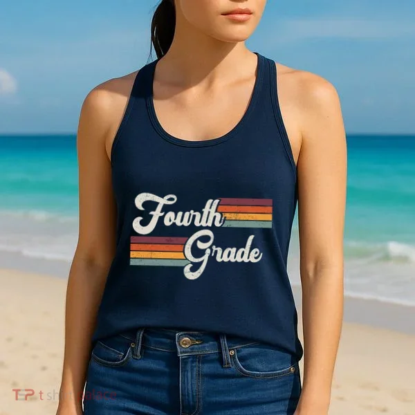 Fourth Grade Retro Vintage Women's Tank Top