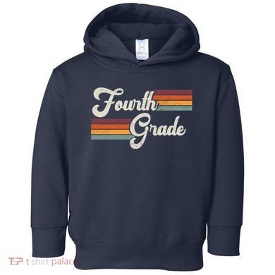 Fourth Grade Retro Vintage Toddler Hoodie