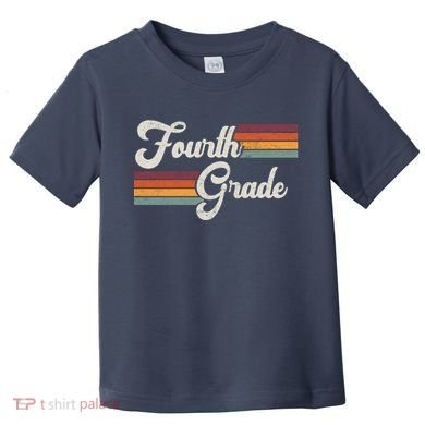 Fourth Grade Retro Vintage Toddler T-Shirt