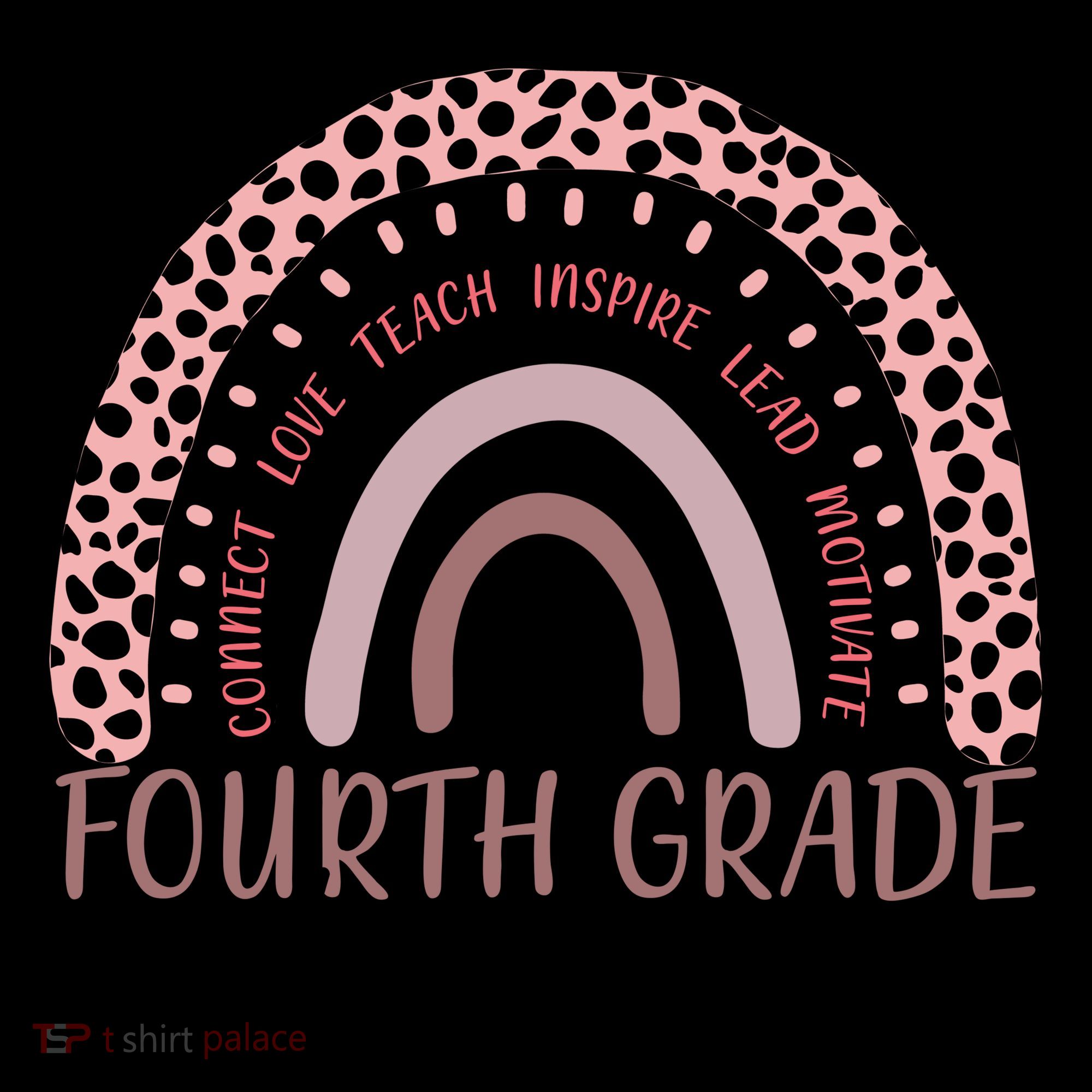 Fourth Grade Teacher Cute Inspiring Rainbow Coffee Mug