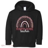 Fourth Grade Teacher Cute Inspiring Rainbow Toddler Hoodie thumb 0