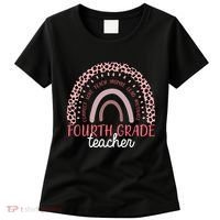 Fourth Grade Teacher Cute Inspiring Rainbow Women's T-Shirt thumb 0