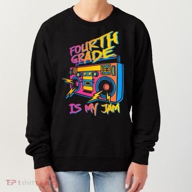 Fourth Grade Teacher Retro Women's Sweatshirt