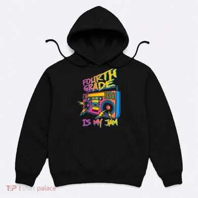 Fourth Grade Teacher Retro Hoodie