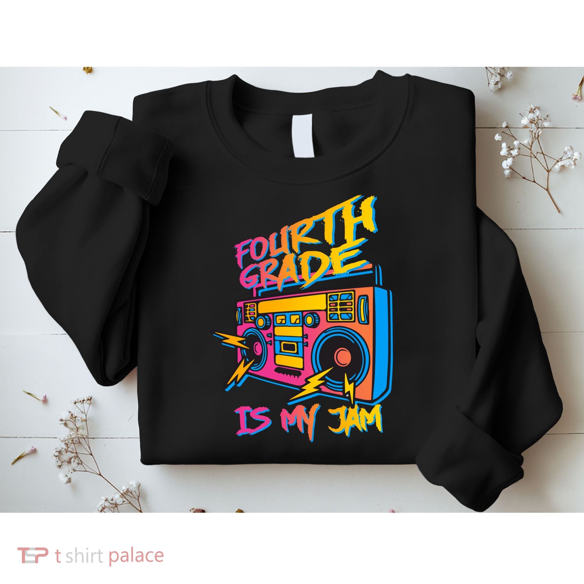 Fourth Grade Teacher Retro Sweatshirt