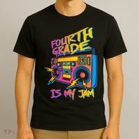 Fourth Grade Teacher Retro T-Shirt thumb 3