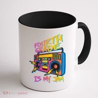 Fourth Grade Teacher Retro Coffee Mug thumb 1
