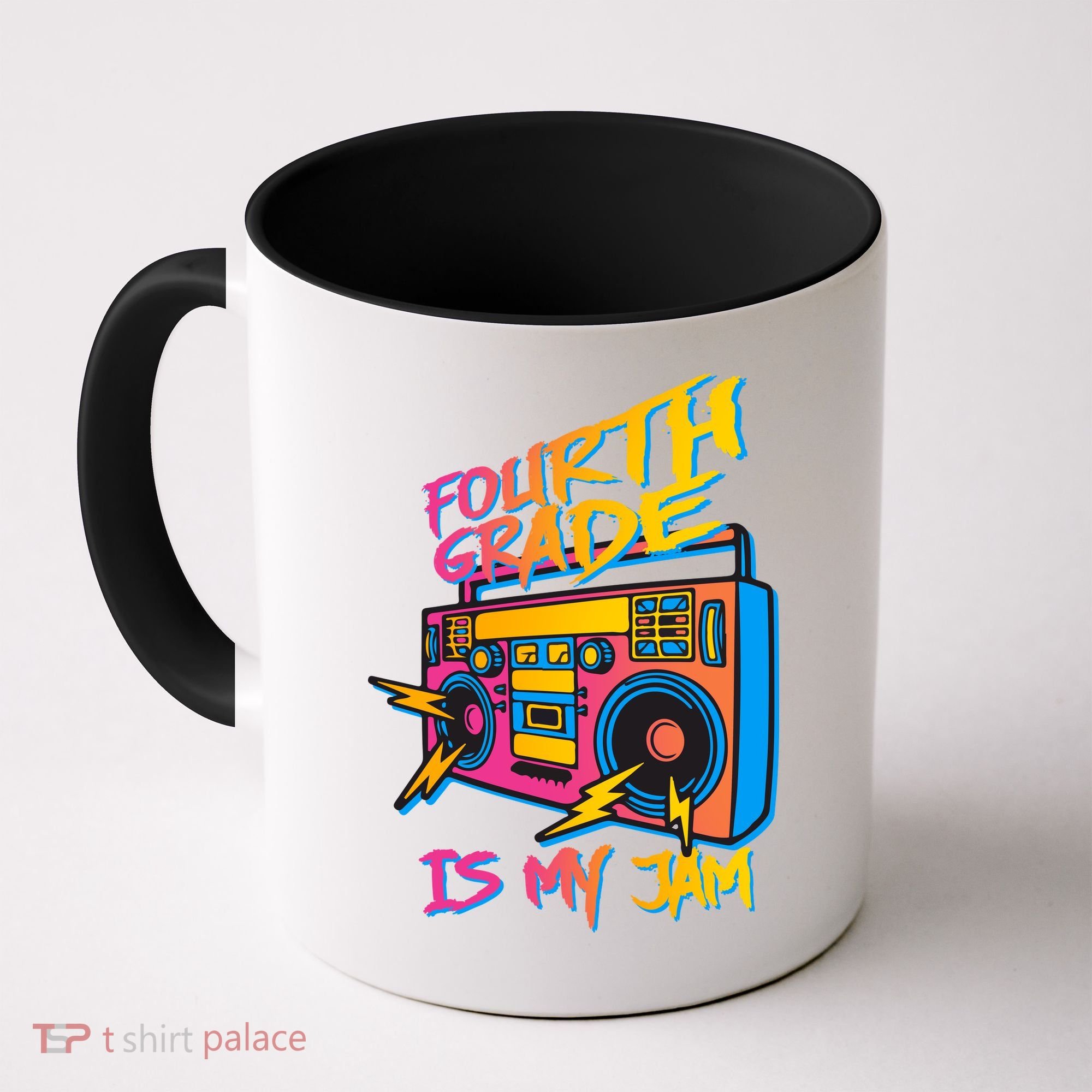 Fourth Grade Teacher Retro Coffee Mug