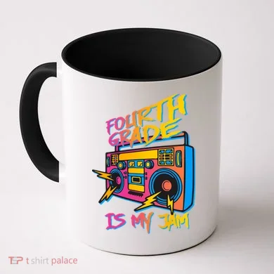 Fourth Grade Teacher Retro Coffee Mug