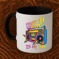 Fourth Grade Teacher Retro Coffee Mug thumb 2