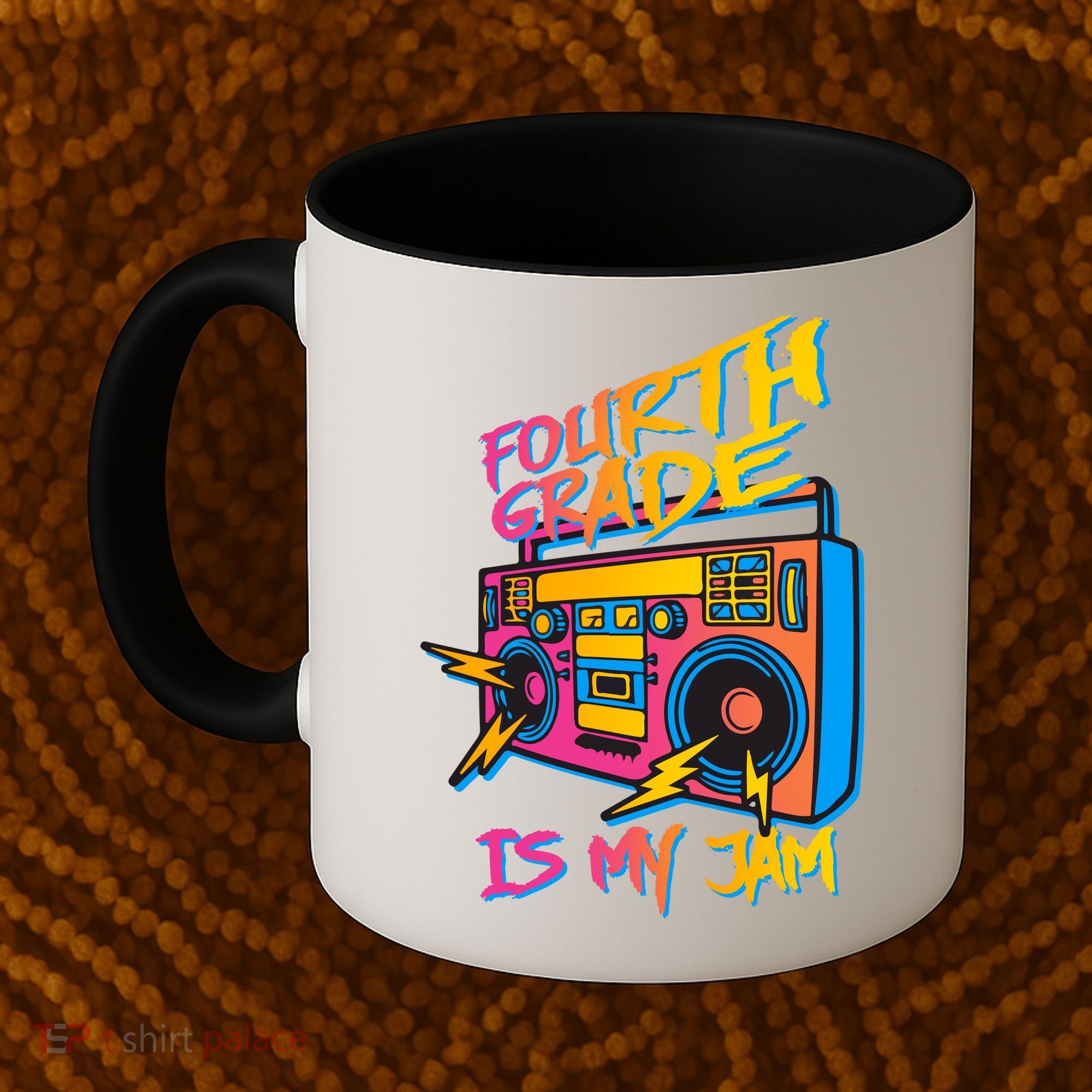 Fourth Grade Teacher Retro Coffee Mug