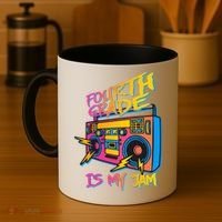 Fourth Grade Teacher Retro Coffee Mug thumb 4