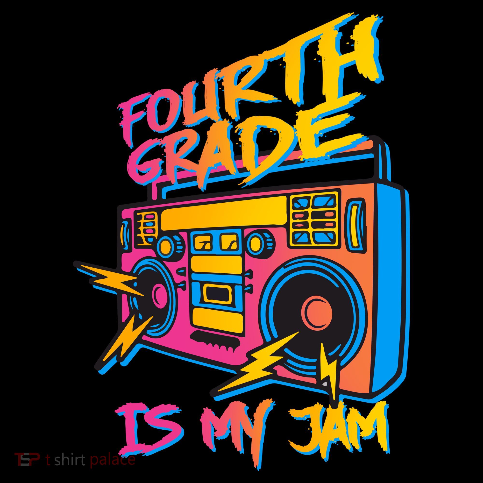 Fourth Grade Teacher Retro Coaster