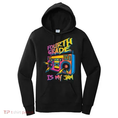Fourth Grade Teacher Retro Women's Hoodie