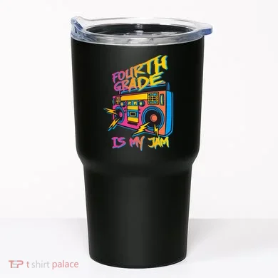 Fourth Grade Teacher Retro Tumbler