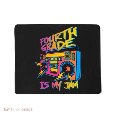 Fourth Grade Teacher Retro Mousepad