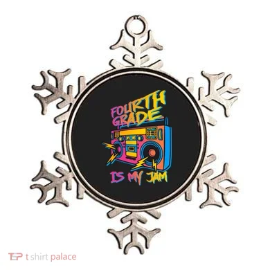 Fourth Grade Teacher Retro Ornament