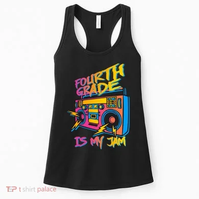 Fourth Grade Teacher Retro Women's Tank Top