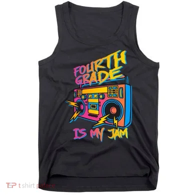 Fourth Grade Teacher Retro Tank Top
