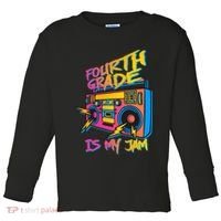 Fourth Grade Teacher Retro Toddler Long Sleeve Shirt thumb 0