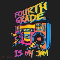 Fourth Grade Teacher Retro Golf Towel thumb 3
