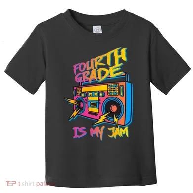 Fourth Grade Teacher Retro Toddler T-Shirt