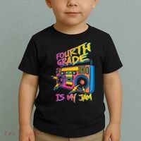 Fourth Grade Teacher Retro Toddler T-Shirt thumb 2