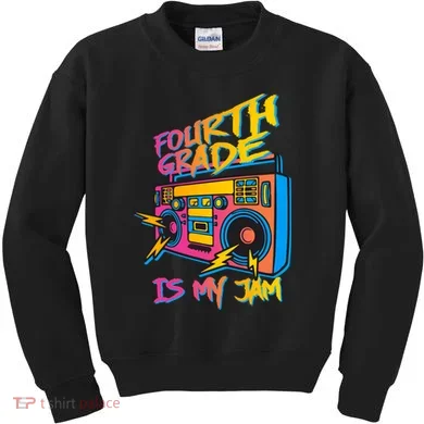 Fourth Grade Teacher Retro Kids Sweatshirt