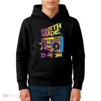 Fourth Grade Teacher Retro Kids Hoodie thumb 4