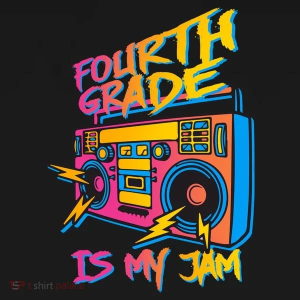 Fourth Grade Teacher Retro Kids Hoodie