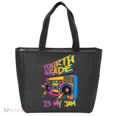 Fourth Grade Teacher Retro Tote Bag