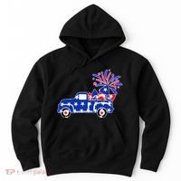 Fourth of July Fireworks Pickup Truck Hoodie thumb 0