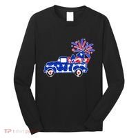 Fourth of July Fireworks Pickup Truck Long Sleeve Shirt thumb 0