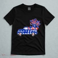 Fourth of July Fireworks Pickup Truck T-Shirt thumb 5