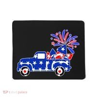 Fourth of July Fireworks Pickup Truck Mousepad thumb 0