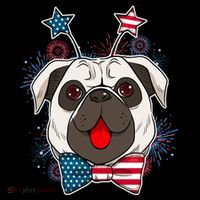 Fourth of July Fireworks Pug Dog Coffee Mug thumb 5